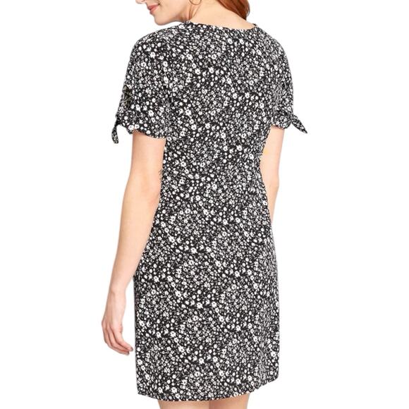 NWT ModCloth Just Gotta Have It Mini Dress Black Ditsy Floral Women’s Size 2 - Picture 4 of 11